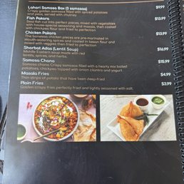 Menu Menu