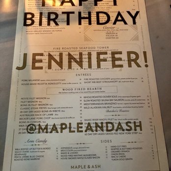 Maple & Ash - Awesome night! - Steakhouses Near Me - Chicago, Illinois Maple & Ash - Awesome night! - Steakhouses Near Me - Chicago, Illinois