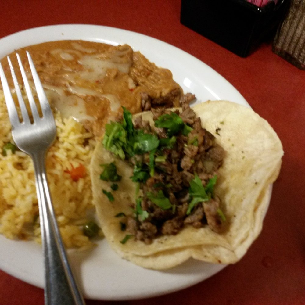 Mi Tierra - This was the taco from the kids menu - Mexican Near Me - Valley Springs, California Mi Tierra - This was the taco from the kids menu - Mexican Near Me - Valley Springs, California