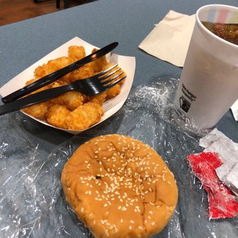 TMH Cafeteria - Burger and tots. - Cafeteria Near Me - Tallahassee, Florida