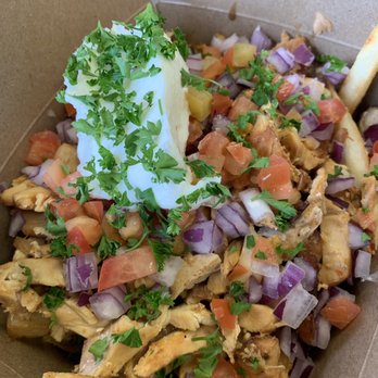 Urban St. Donair - Chicken shawarma poutine ($10) - Donairs Near Me - Calgary, Alberta Urban St. Donair - Chicken shawarma poutine ($10) - Donairs Near Me - Calgary, Alberta