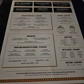 The Cantina - The Cantina - Menu - Mexican Near Me - Las Vegas, Nevada