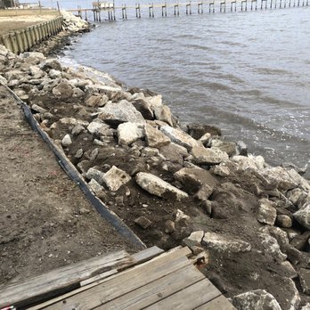 Thomas Hicks Landscaping & Supply - Installation of Rip Rap concrete around sea wall - Nurseries & Gardening Near Me - Santa Rosa Beach, Florida Thomas Hicks Landscaping & Supply - Installation of Rip Rap concrete around sea wall - Nurseries & Gardening Near Me - Santa Rosa Beach, Florida