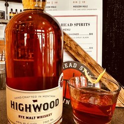Trailhead Spirits - A Sazerac made with our Highwood Rye Whiskey