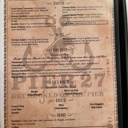 Pier 27 - Menu