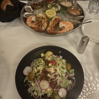 Marble Room Steaks and Raw Bar - salad and seafood platter - Steakhouses Near Me - Cleveland, Ohio Marble Room Steaks and Raw Bar - salad and seafood platter - Steakhouses Near Me - Cleveland, Ohio