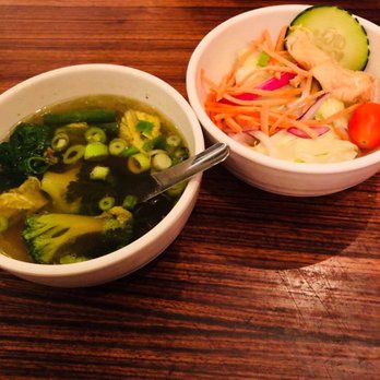 Klong - Veggie soup and veggie salad without their peanut sauce. - Thai Near Me - New York, New York Klong - Veggie soup and veggie salad without their peanut sauce. - Thai Near Me - New York, New York