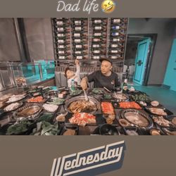 Seapot Hot Pot & KBBQ - The fun moment with daddy, kid also enjoy our tapas style hot pot and BBQ