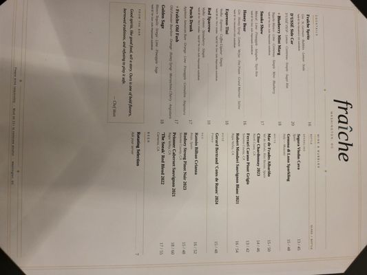 Menu photo 1 Fraîche Washington, DC, DC Menu photo 1 Fraîche Washington, DC, DC