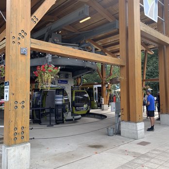 Sea To Sky Gondola - Gondola entrance next to Ticket and Information Building. - Hiking Near Me - Squamish, British Columbia Sea To Sky Gondola - Gondola entrance next to Ticket and Information Building. - Hiking Near Me - Squamish, British Columbia