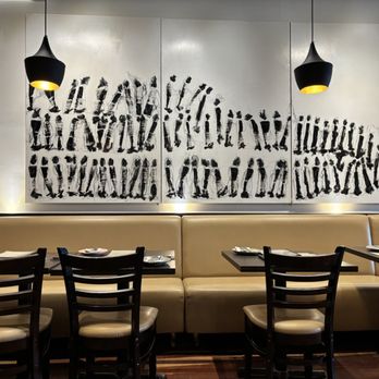 Herby Restaurant - Art work on one wall - Persian/Iranian Near Me - Toronto, Ontario Herby Restaurant - Art work on one wall - Persian/Iranian Near Me - Toronto, Ontario