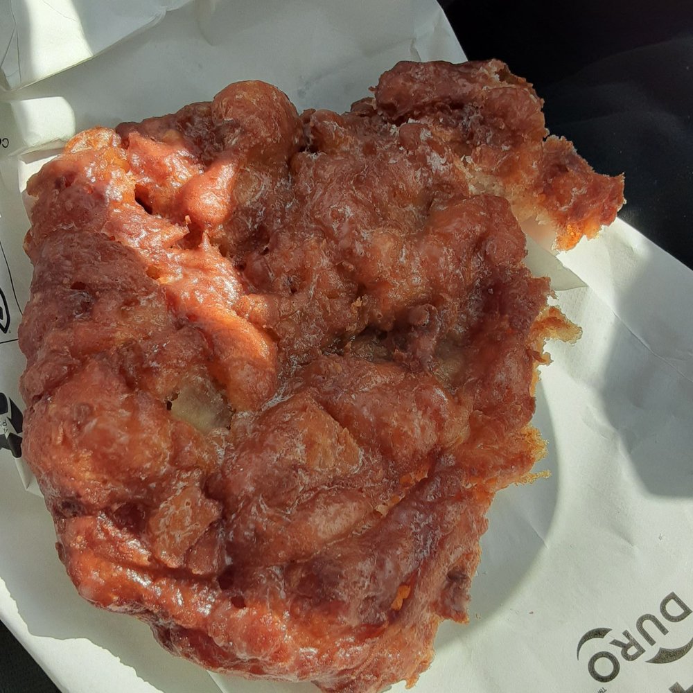 Bradenton Donut - Flavorful apple fritter donut for $1.75; it didn't have much of the apple jelly bits throughout though - Donuts Near Me - Bradenton, Florida