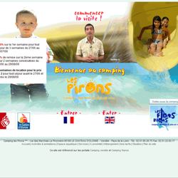 Camping les Pirons - Site Internet camping Les Pirons : http://www.camping-les-pirons.com/
