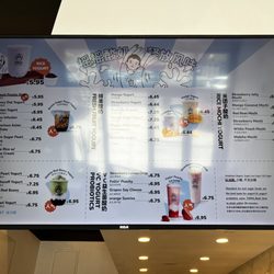 Hey! I Am Yogost - Their menu.