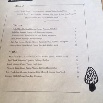Morel - Menu. - New American Near Me - Milwaukee, Wisconsin Morel - Menu. - New American Near Me - Milwaukee, Wisconsin