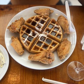 Up For Brunch - Salty Chicken and Waffles - Breakfast & Brunch Near Me - Shreveport, Louisiana