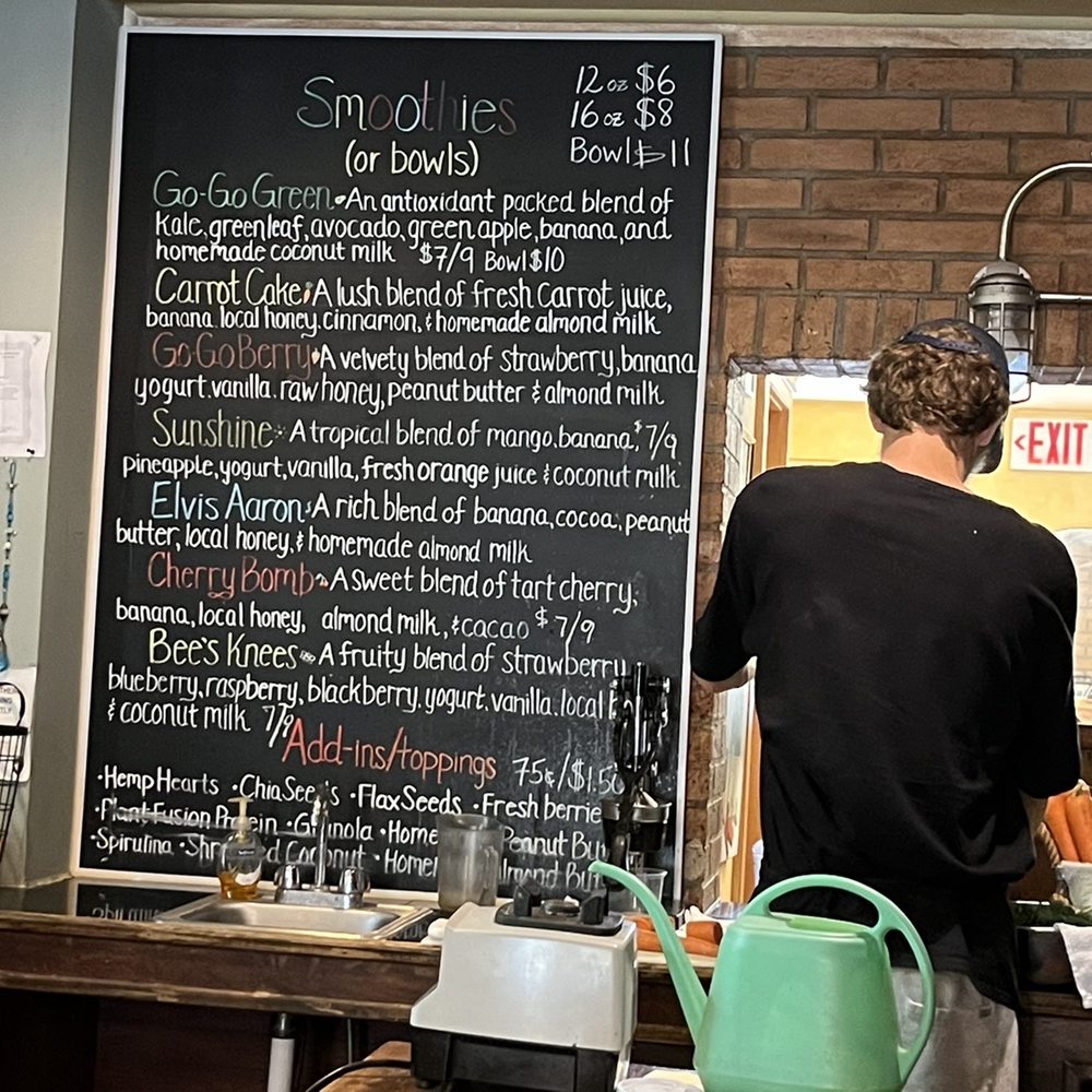 Jess's Juice Bar - Carrot blending - Juice Bars & Smoothies Near Me - Lambertville, New Jersey Jess's Juice Bar - Carrot blending - Juice Bars & Smoothies Near Me - Lambertville, New Jersey