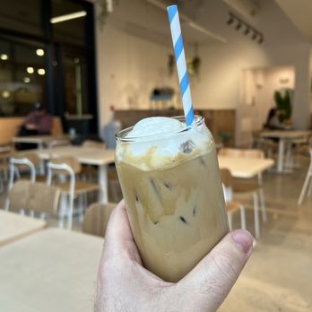 Drift Coffee - Iced Salted Butterscotch Cappuccino - Breakfast & Brunch Near Me - Durham, North Carolina Drift Coffee - Iced Salted Butterscotch Cappuccino - Breakfast & Brunch Near Me - Durham, North Carolina