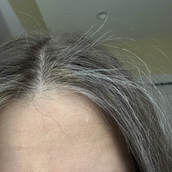 Dellaria Salons Brookline - Broken hair and hot roots, two days since appointment.