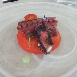 Riva Beach Club - Polpo su letto di anguria
