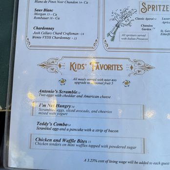 Drakes - Menu kids August 2026 - New American Near Me - San Carlos, California Drakes - Menu kids August 2026 - New American Near Me - San Carlos, California