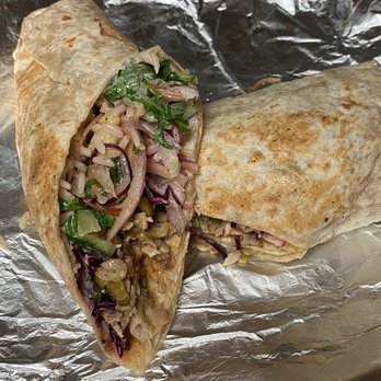 Boustan - Saj Wrap w/ Shawarma Chicken - Lebanese Near Me - Clearwater, Florida