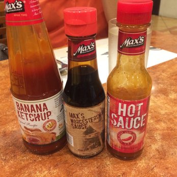 Max's Restaurant - A brace of Max's condiments. - Filipino Near Me - Makati, NCR