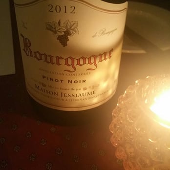 Bistro Moulin - French Red recommended by our server! - Wine Bars Near Me - Monterey, California