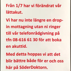 Söderdoktorn - Nya regler 2015-07-01