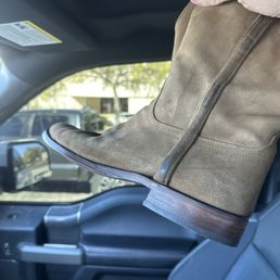 Resoled boots