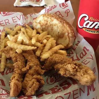 Raising Cane's Chicken Fingers - 3 piece tender meal - Fast Food Near Me - Texarkana, Texas Raising Cane's Chicken Fingers - 3 piece tender meal - Fast Food Near Me - Texarkana, Texas