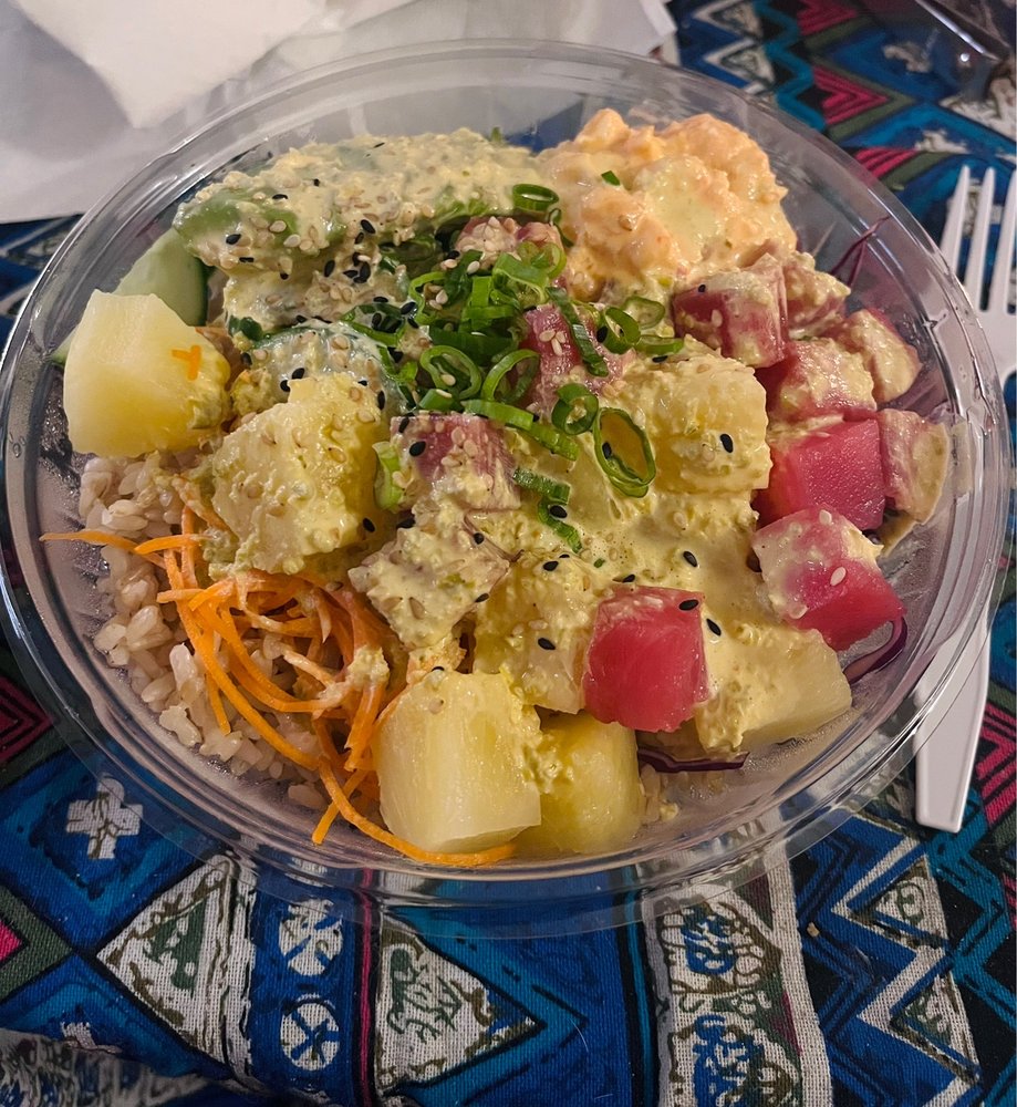 Food from Poke Hibachi