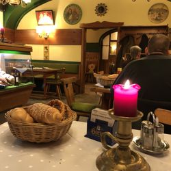 Gasthof Hofwirt - Inside of restaurant in late February 2018.