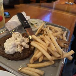 East End Tap - Blue cheeseburger sans bun