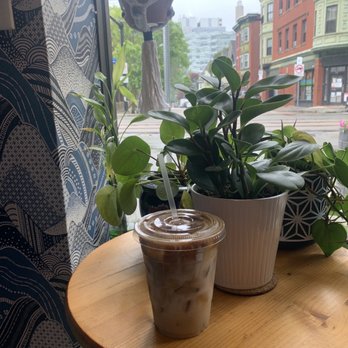 Solid Ground Cafe - French toast latte macchiato special! - Coffee & Tea Near Me - Boston, Massachusetts