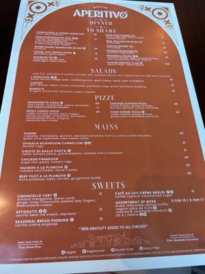 Menu photo 7 Aperitivo Houston, TX