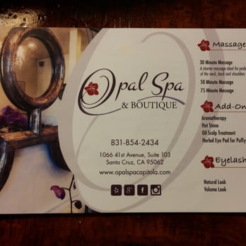 Opal Spa & Boutique - Skin Care Near Me - Santa Cruz, California Opal Spa & Boutique - Skin Care Near Me - Santa Cruz, California