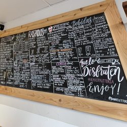 Alma's Paleteria - Menu
