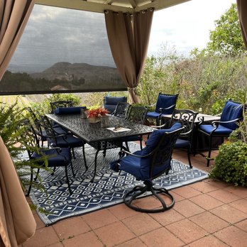 Altipiano Vineyard & Winery - Gorgeous seating area - Wineries Near Me - Escondido, California