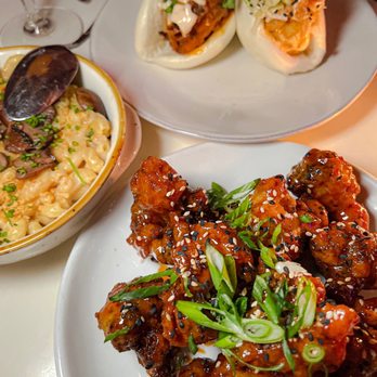 Ladybird - KFB, Truffle Mac & Cheese, Po Boy Bao, Buffalo Mitake Buns - Vegan Near Me - New York, New York Ladybird - KFB, Truffle Mac & Cheese, Po Boy Bao, Buffalo Mitake Buns - Vegan Near Me - New York, New York