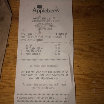 Applebee's Grill + Bar - American Near Me - Tooele, Utah