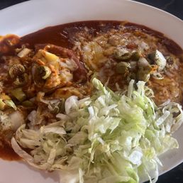 Flat enchiladas.