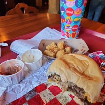 Red Rose Taverne - Cold, cold tater tots Some were looking half bitten! - Burgers Near Me - Anaheim, California Red Rose Taverne - Cold, cold tater tots Some were looking half bitten! - Burgers Near Me - Anaheim, California