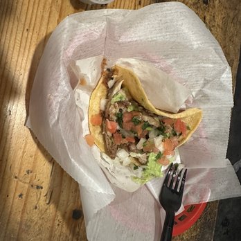 The Taco Stand - chicken pollo taco. - Food Stands Near Me - La Jolla, California