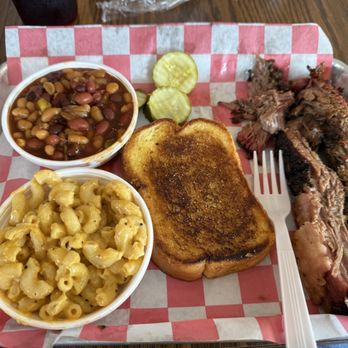 Fire It Up BBQ - Brisket plate with baked beans and mac and cheese - Barbeque Near Me - Cartersville, Georgia Fire It Up BBQ - Brisket plate with baked beans and mac and cheese - Barbeque Near Me - Cartersville, Georgia