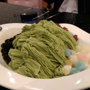 Snowflake Tea House - Green tea flavored ice - Desserts Near Me - Duluth, Georgia