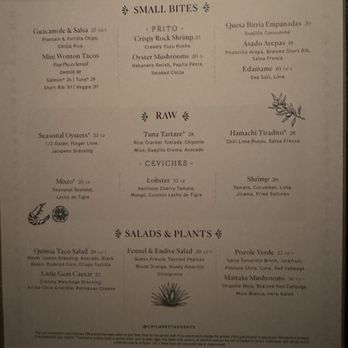 CHICA - Menu - Latin American Near Me - Las Vegas, Nevada