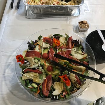 Kevin and Gail's Chili Palace - Beautiful salad and slaw for 38 - Caterers Near Me
