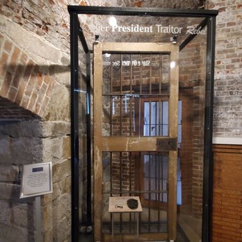 Fort Monroe National Monument - Cell door for Jefferson Davis. 9/4/2021 - Landmarks & Historical Buildings Near Me - Hampton, Virginia Fort Monroe National Monument - Cell door for Jefferson Davis. 9/4/2021 - Landmarks & Historical Buildings Near Me - Hampton, Virginia