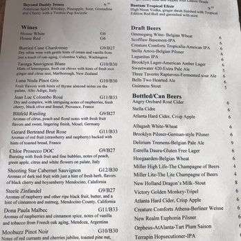 Bantam Pub - Drink menu - New American Near Me - Atlanta, Georgia Bantam Pub - Drink menu - New American Near Me - Atlanta, Georgia